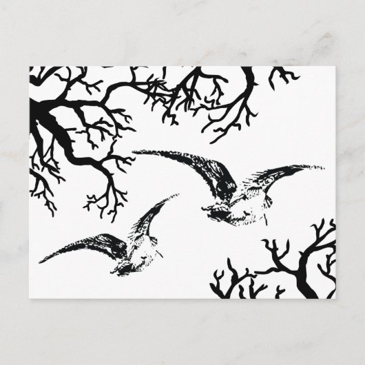 wegen des Anfalls in volo tra i rami Postkarte (Vorderseite)