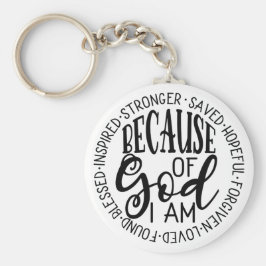 Wegen des Schlüsselanhängers Gottes Schlüsselanhänger