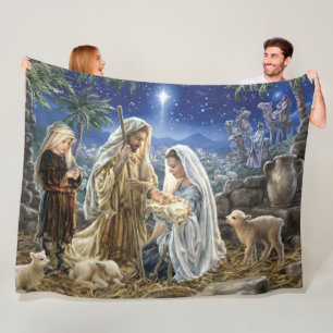 WEGEN in einem MANGER Fleece Blanket