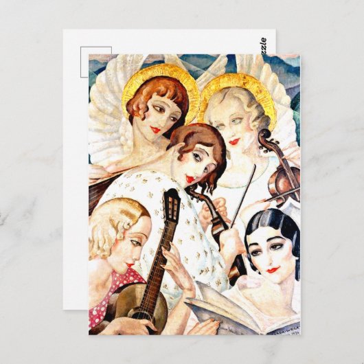 Wegener - A Johann Sebastian Bach Humblement Postkarte (Vorne/Hinten)