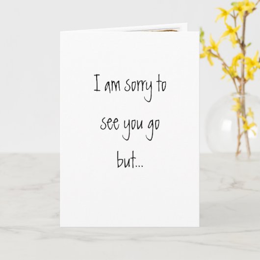 Wegfahren Karte (Gelbe Blume)