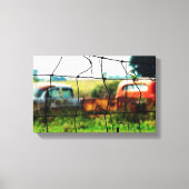 Wegfahren Leinwanddruck (Vorderseite)