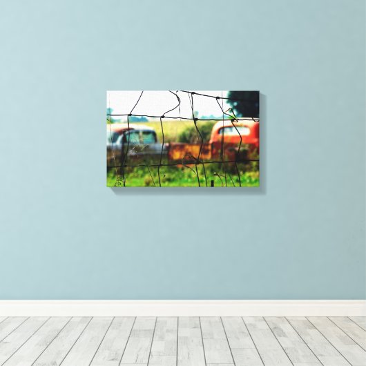 Wegfahren Leinwanddruck (Insitu (Holzboden))