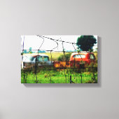 Wegfahren Leinwanddruck (Vorderseite)