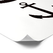 Wegfahrplakat Poster (Ecke)