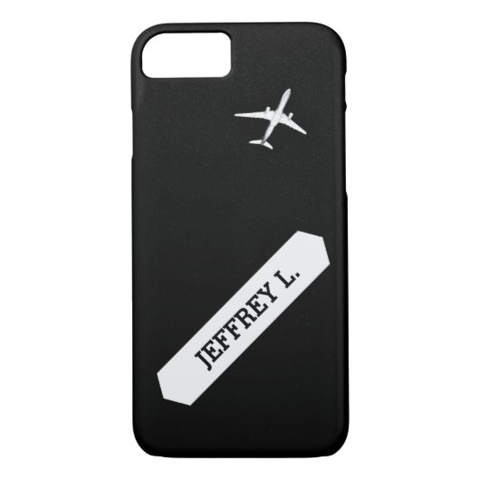 Wegfliegen | Personalisiertes Höhenflugzeug Case-Mate iPhone Hülle (Rückseite)