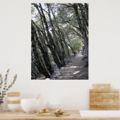 Weggeber mit Psalm 119:32 Poster (Küche)