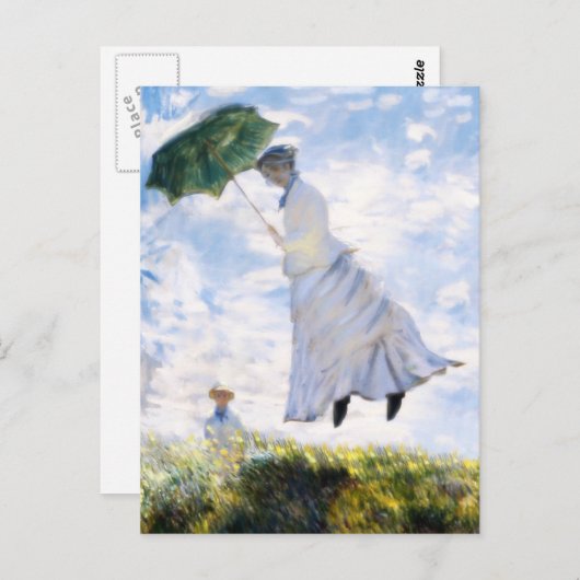 weggeblasen postkarte (Vorne/Hinten)