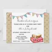 Weggehen der Party Einladung (Vorderseite)