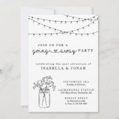 Weggehen der Party Einladung (Vorderseite)