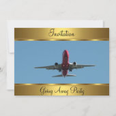 Weggehen des Party Einladung (Vorderseite)