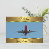 Weggehen des Party Einladung (Stehend Vorderseite)