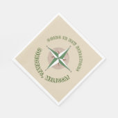 Weggehen des Party für das Ruhestand Neue Wegbesch Serviette (Ecke)