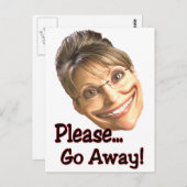 weggehen postkarte (Vorne/Hinten)