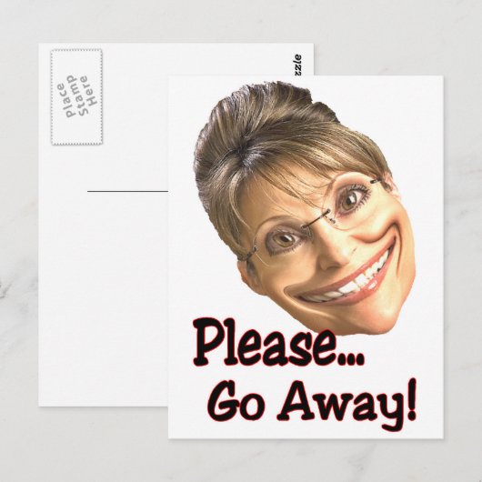 weggehen postkarte (Vorne/Hinten)