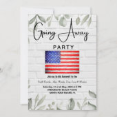 Weggehen von Party Einladungen (Vorderseite)