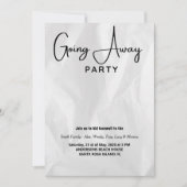 Weggehen von Party Einladungen (Vorderseite)