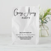 Weggehen von Party Einladungen (Stehend Vorderseite)