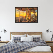 Wegleuchten Leinwanddruck (Insitu (Schlafzimmer))