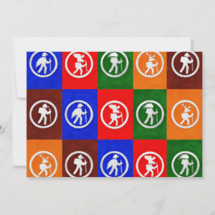 Wegmarkierungen Flachkarte