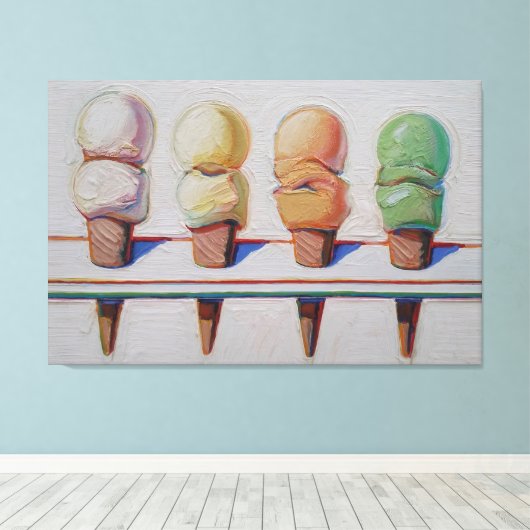 Wegne Thiebaud Leinwanddruck (Insitu (Holzboden))