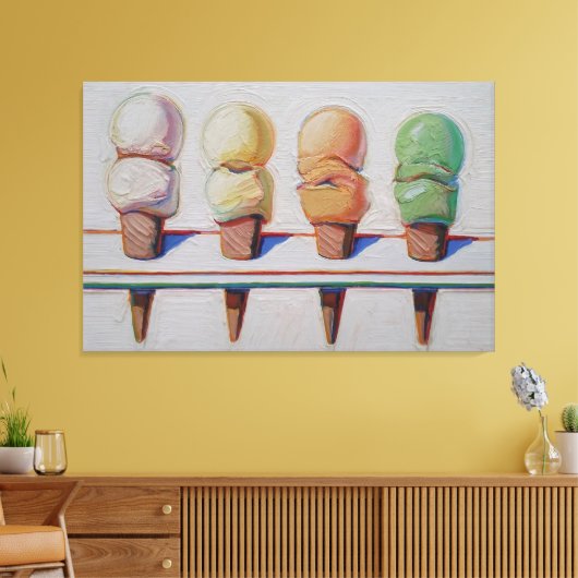 Wegne Thiebaud Leinwanddruck (Insitu (Wohnzimmer))