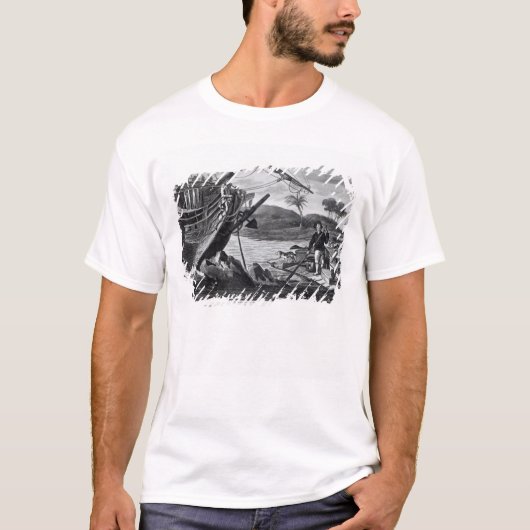 Wegschaffen Robinsons Crusoe T-Shirt (Vorderseite)