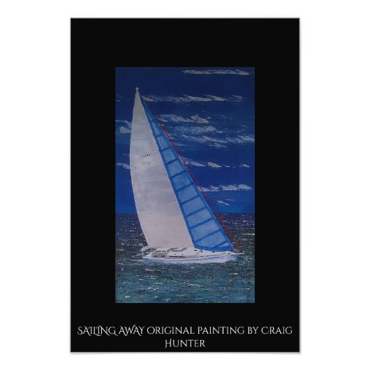 Wegsegeln Fotodruck (Vorne)