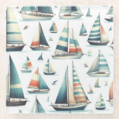 wegsegeln glasuntersetzer (Vorderseite)