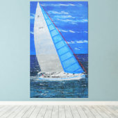 Wegsegeln Leinwanddruck (Insitu (Holzboden))