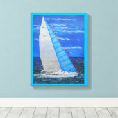 Wegsegeln Leinwanddruck (Insitu (Holzboden))