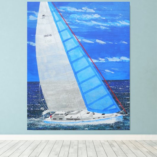 Wegsegeln Leinwanddruck (Insitu (Holzboden))
