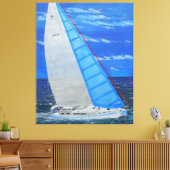 Wegsegeln Leinwanddruck (Insitu (Wohnzimmer))