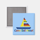 wegsegeln magnet (Vorderseite/Rückseite)