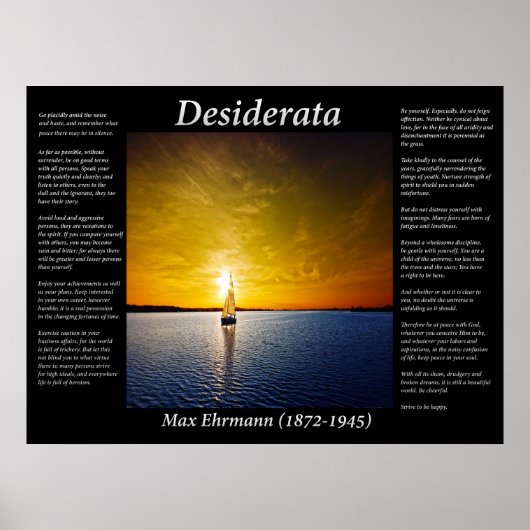 wegsegeln poster (Vorne)