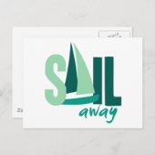 wegsegeln postkarte (Vorne/Hinten)