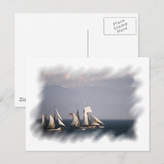 wegsegeln postkarte (Vorne/Hinten)