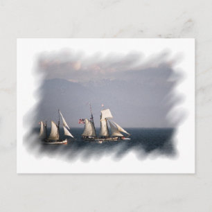wegsegeln postkarte