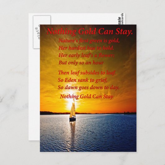 wegsegeln postkarte (Vorne/Hinten)