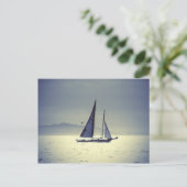 wegsegeln postkarte (Stehend Vorderseite)