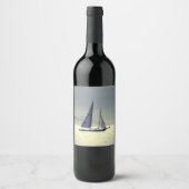 wegsegeln weinetikett (Vorderseite)