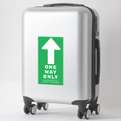 Wegweisende Bogenfußmarkierung Aufkleber (Koffer)