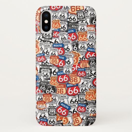 Wegweiser 66 Case-Mate iPhone hülle (Rückseite)