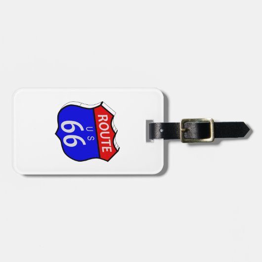 Wegweiser 66 gepäckanhänger (Vorderseite horizontal)