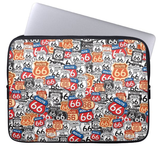 Wegweiser 66 laptopschutzhülle (Vorderseite)