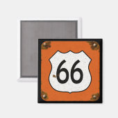 Wegweiser 66 magnet (Vorderseite/Rückseite)