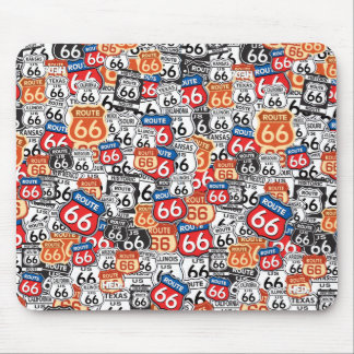 Wegweiser 66 mousepad