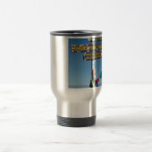 Wegweiser auf dem Gipfel von Kilimanjaro kenya Reisebecher (Mittel)