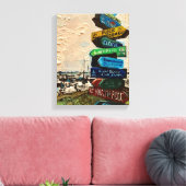 Wegweiser auf Kelleys Insel, Malerei Leinwanddruck (Insitu (Wohnzimmer))