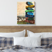 Wegweiser auf Kelleys Insel, Malerei Leinwanddruck (Insitu (Schlafzimmer))